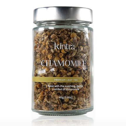 Kintra Foods Organic Chamomile Loose Leaf Herbal Tea 40g
