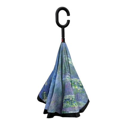 Artico Automatic Open Close Umbrella Water Lilies Design