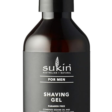 Sukin Men Shaving Gel 225 ml - OhYouLuckyDuck.com.au