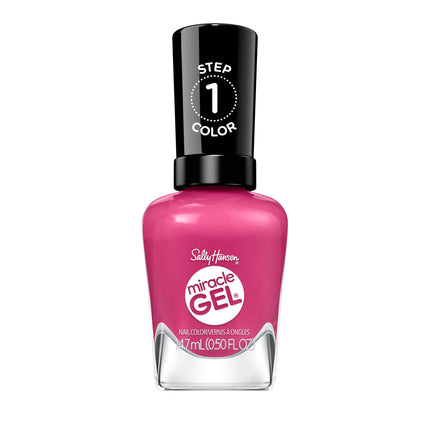 Sally Hansen Miracle Gel Nail Polish Work Hard Play Pink 14.7 ml