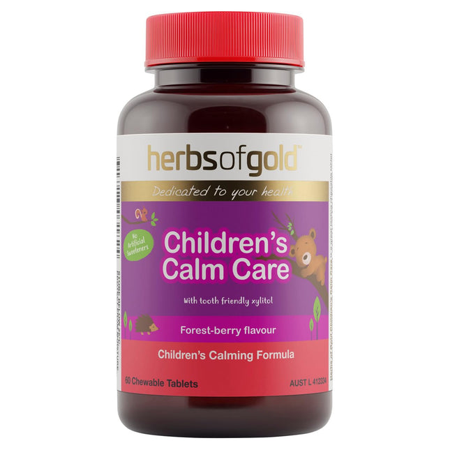Herbs of Gold Childrens Calm Care 60 Tablets