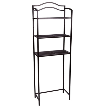 Household Essentials 3 Tier Over The Toilet Storage Rack in Espresso