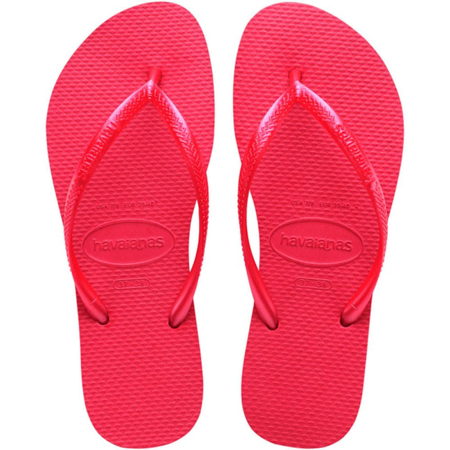 Havaianas Kids Slim Metallic Thongs Pink Fever 31 to 32