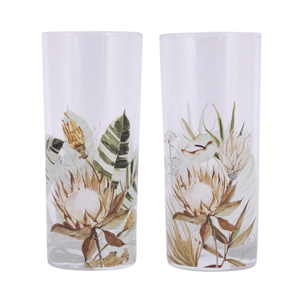 Palm Cove Glasses Set of 2