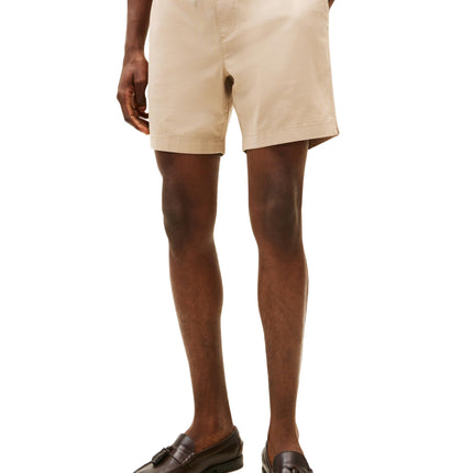 Tommy Hilfiger Mens Pull On Cotton Linen Short Beige Medium