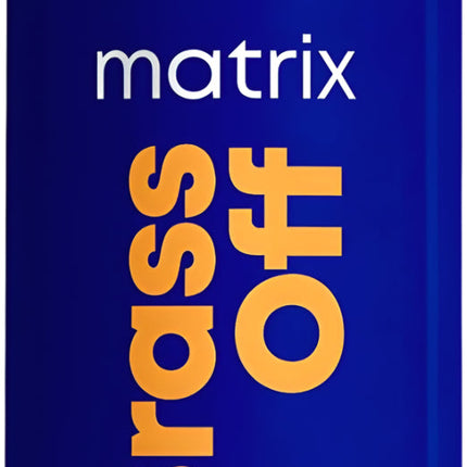 Matrix Brass Off Blue Toning Shampoo to Correct Orange Undertones on Lightened Hair 1L