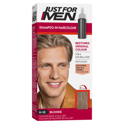 Just For Men Shampoo-In Hair Colour Medium Dark Brown - OhYouLuckyDuck.com.au