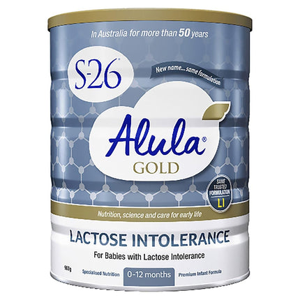 S-26 Alula Gold LI Lactose Intolerance Infant Formula From Birth 900G