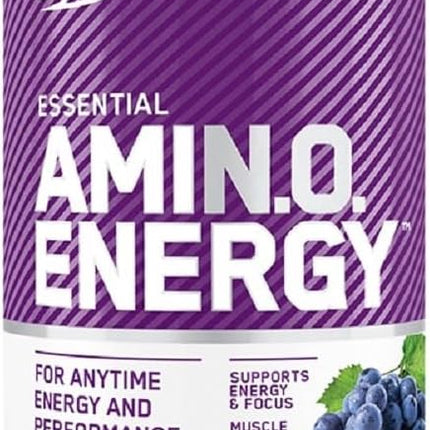 Optimum Nutrition Essential Amino Energy Pre Workout Powder Concord Grape 270G