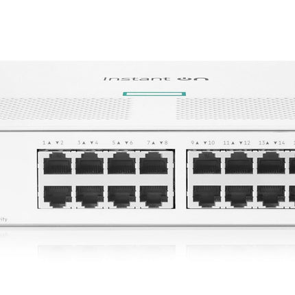 Aruba a Hewlett Packard Enterprise Company HPE Networking Instant On Switch Series 1430 24 Port Gb Unmanaged Layer 2 Ethernet Switch