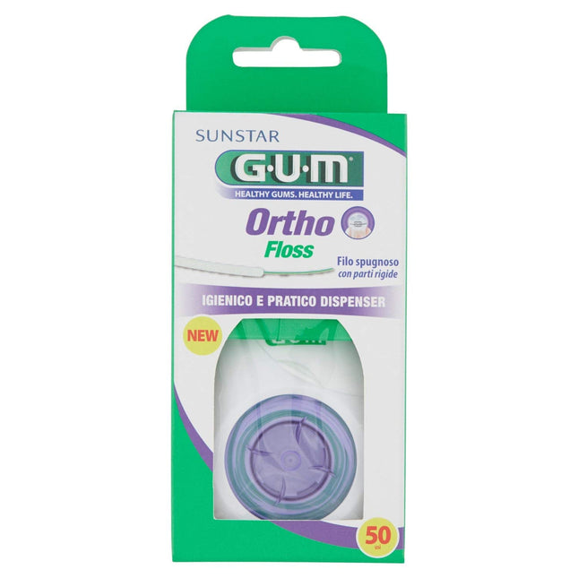 Gum Ortho Floss for Braces and Bridges 50 Count