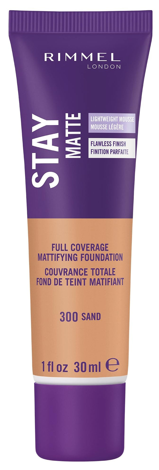 Rimmel Stay Matte Liquid Mousse Foundation 300 Sand