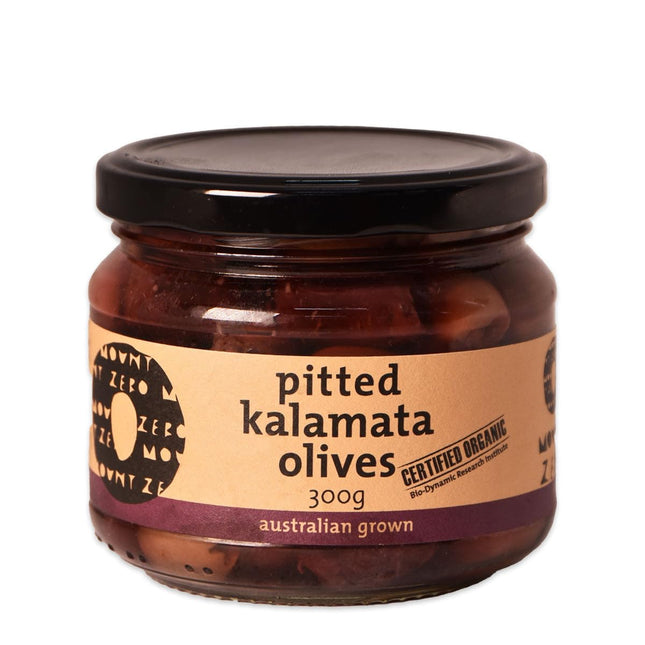 Mount Zero Olives Kalamata Pitted 300G