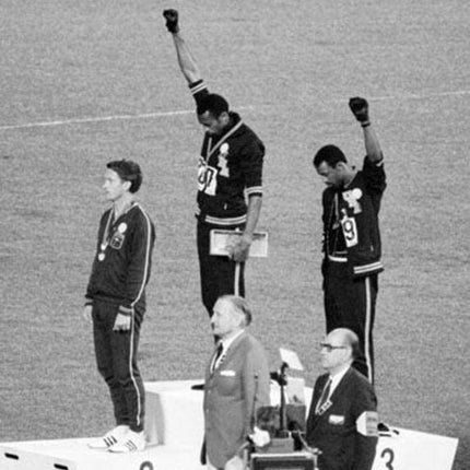 Buyartforless Mexico Olympics 1968 Black Power Salute Art Print Poster 36x24