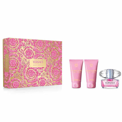 Versace Bright Crystal 3 Piece Gift Set with EDT 50ML