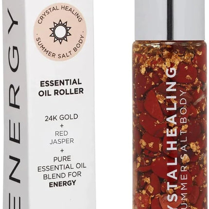 Summer Salt Body Essential Oil Roller Energy Red Jasper 10ML