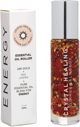 Summer Salt Body Essential Oil Roller Energy Red Jasper 10ML