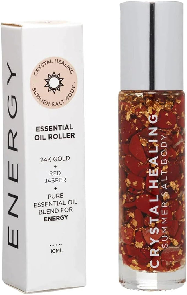 Summer Salt Body Essential Oil Roller Energy Red Jasper 10ML