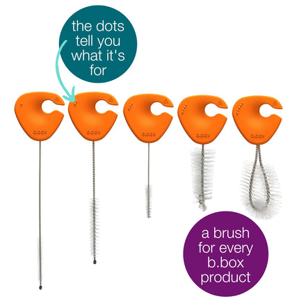 BBOX Cleaning Brush Set for Sippy Cups and Bottles 5 Piece