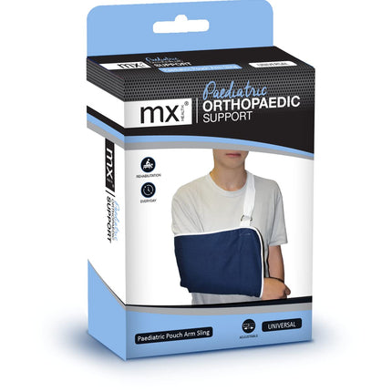 Mx Health Orthopaedic Support Paediatric Pouch Arm Sling For Children One Size
