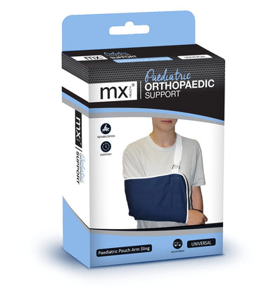 Mx Health Orthopaedic Support Paediatric Pouch Arm Sling For Children One Size
