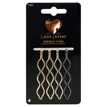 Lady Jayne Metallic Swirly Bobby Slides 4 Pack