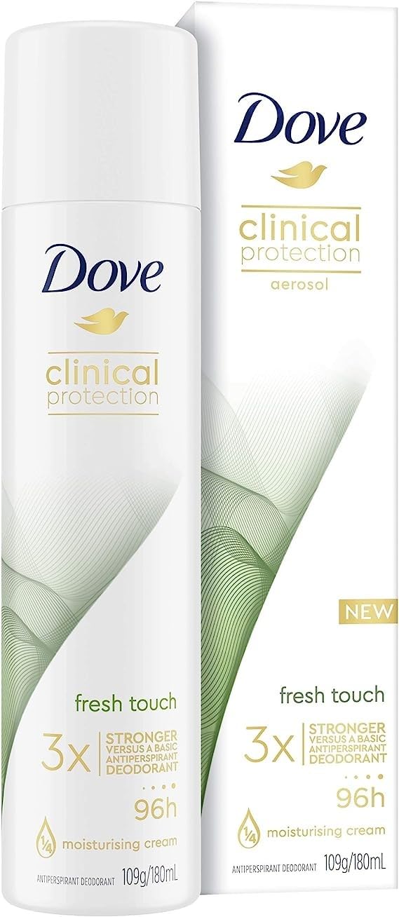 Dove Clinical Protection Antiperspirant Deodorant Fresh Touch 180ML