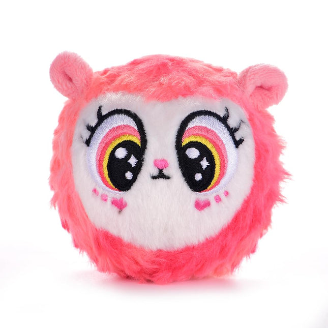 Bouncibles Hazel The Pink Hedgehog Collectible Bouncy Ball Toy 6.5CM