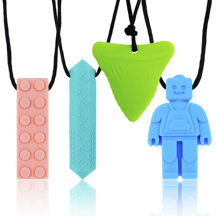 Jellystone Designs Organic Pendant Chewable Sensory Necklace Lilac