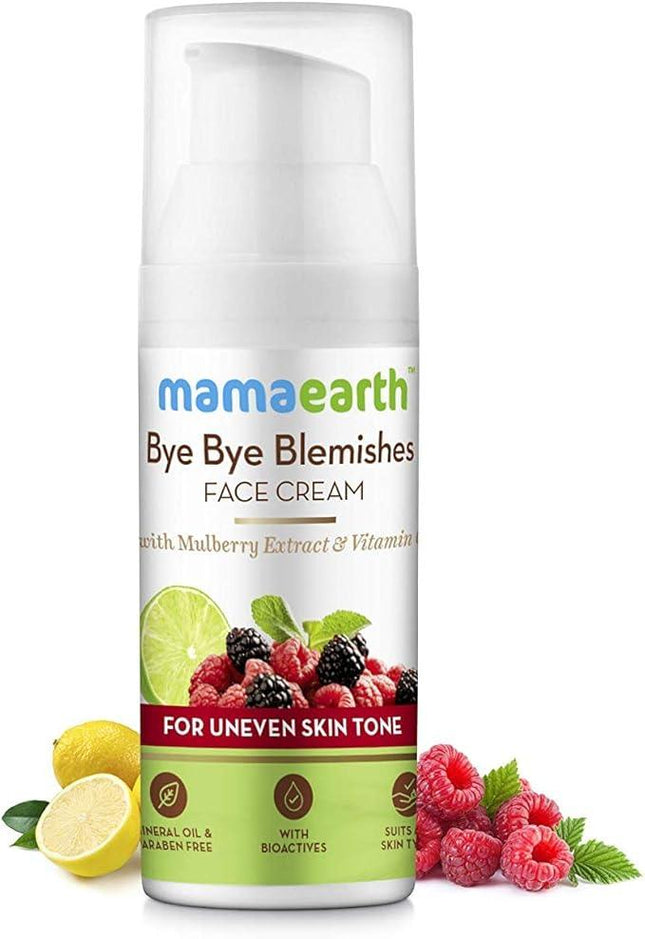 Mama Earth Bye Bye Blemish Face Cream 30ml - OhYouLuckyDuck.com.au