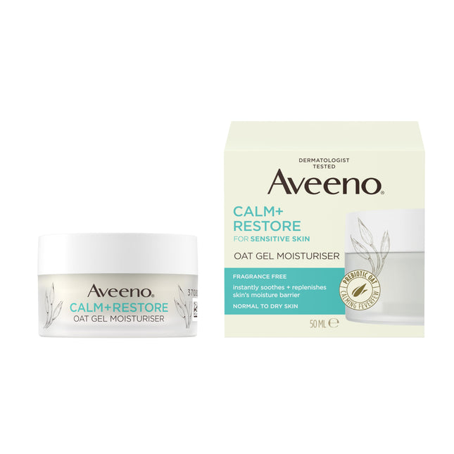 Aveeno Calm+Restore Oat Gel Moisturiser 50ml