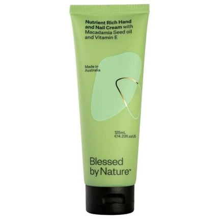 Blessed By Nature Nutrient Rich Hand & Nail Cream 125ml - OhYouLuckyDuck.com.au