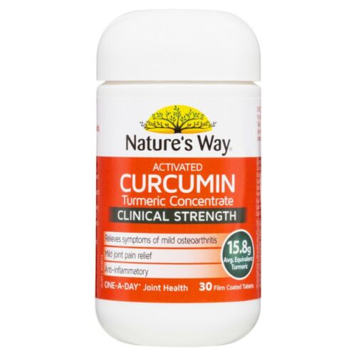Nature's Way Activated Curcumin Tabs 30 - OhYouLuckyDuck.com.au