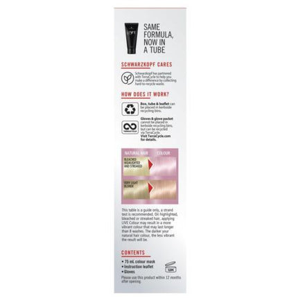 Schwarzkopf Live Colour Metallic Rose Gold 75mL - OhYouLuckyDuck.com.au