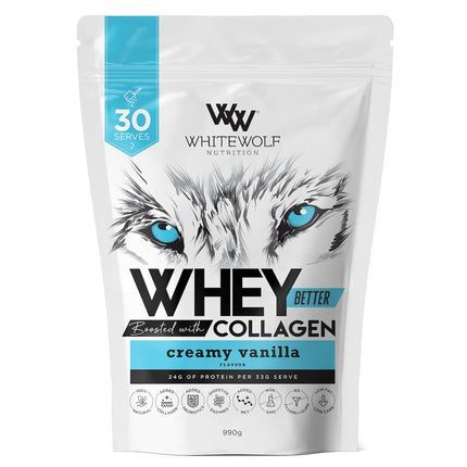 White Wolf All In One Whey Protein Blend Vanilla 990g