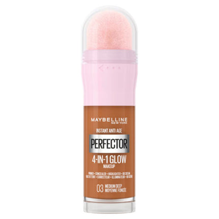 Maybelline Instant Perfector Glow Foundation 03 Med/Deep - OhYouLuckyDuck.com.au