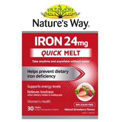 Nature's Way Iron Quick Melt 30