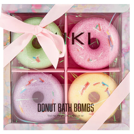 Miki Donut Bath Bombs 240g 4pack Assorted