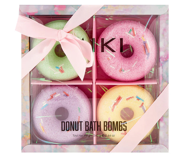Miki Donut Bath Bombs 240g 4pack Assorted