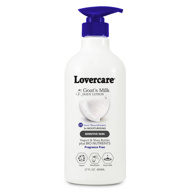Lovercare Goat’s Milk Body Lotion 800mL – Unscented