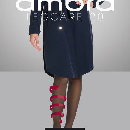 Ambra Leg Care 20 Pantyhose Black Medium