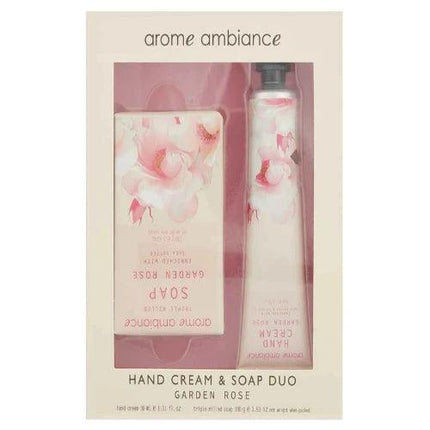 Arome Ambiance Nature Hand Cream Soap Duo Rose - OhYouLuckyDuck.com.au