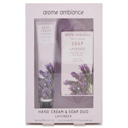 Arome Ambiance Nature Hand Cream Soap Duo Lavender - OhYouLuckyDuck.com.au