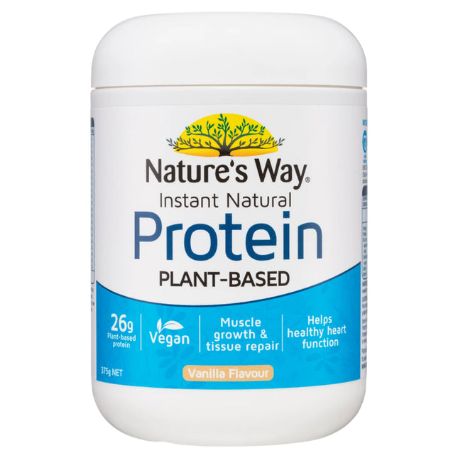 Natures Way Instant Natural Protein Vanilla 375G