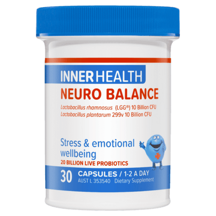 Ethical Nutrients Inner Health Neuro Balance 30 Capsules - OhYouLuckyDuck.com.au