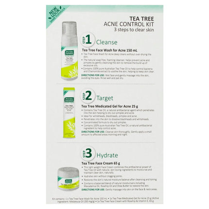 Thursday Plantation Tea Tree Clear Skin and Acne Control Pack - OhYouLuckyDuck.com.au