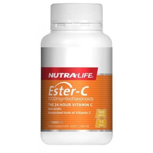 Nutra Life Ester-C+ 500 120 Chewable Tablets - OhYouLuckyDuck.com.au