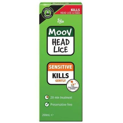 Ego Moov Head Lice Sensitive 200ML - OhYouLuckyDuck.com.au