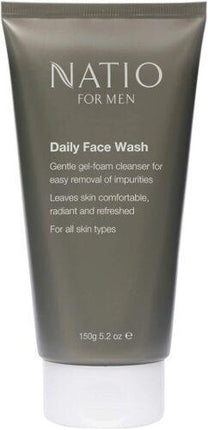 Natio Daily Face Wash Men 150g - OhYouLuckyDuck.com.au