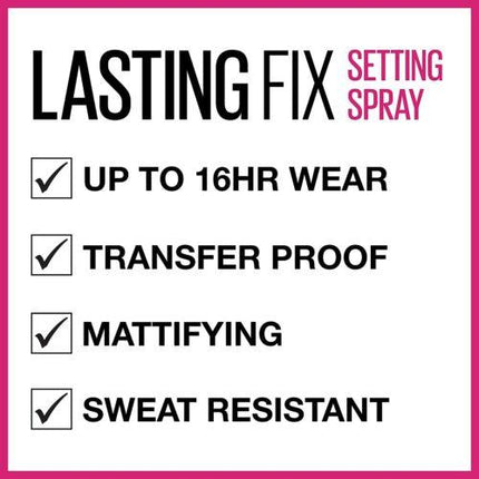Maybelline New York Lasting Fix Makeup Setting Spray - OhYouLuckyDuck.com.au